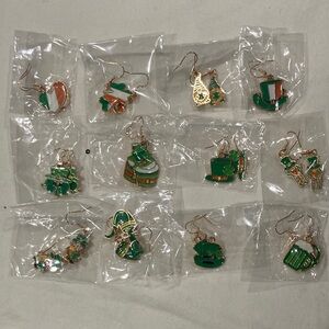 12 Pairs of St. Patrick’s Day ☘️ Earrings